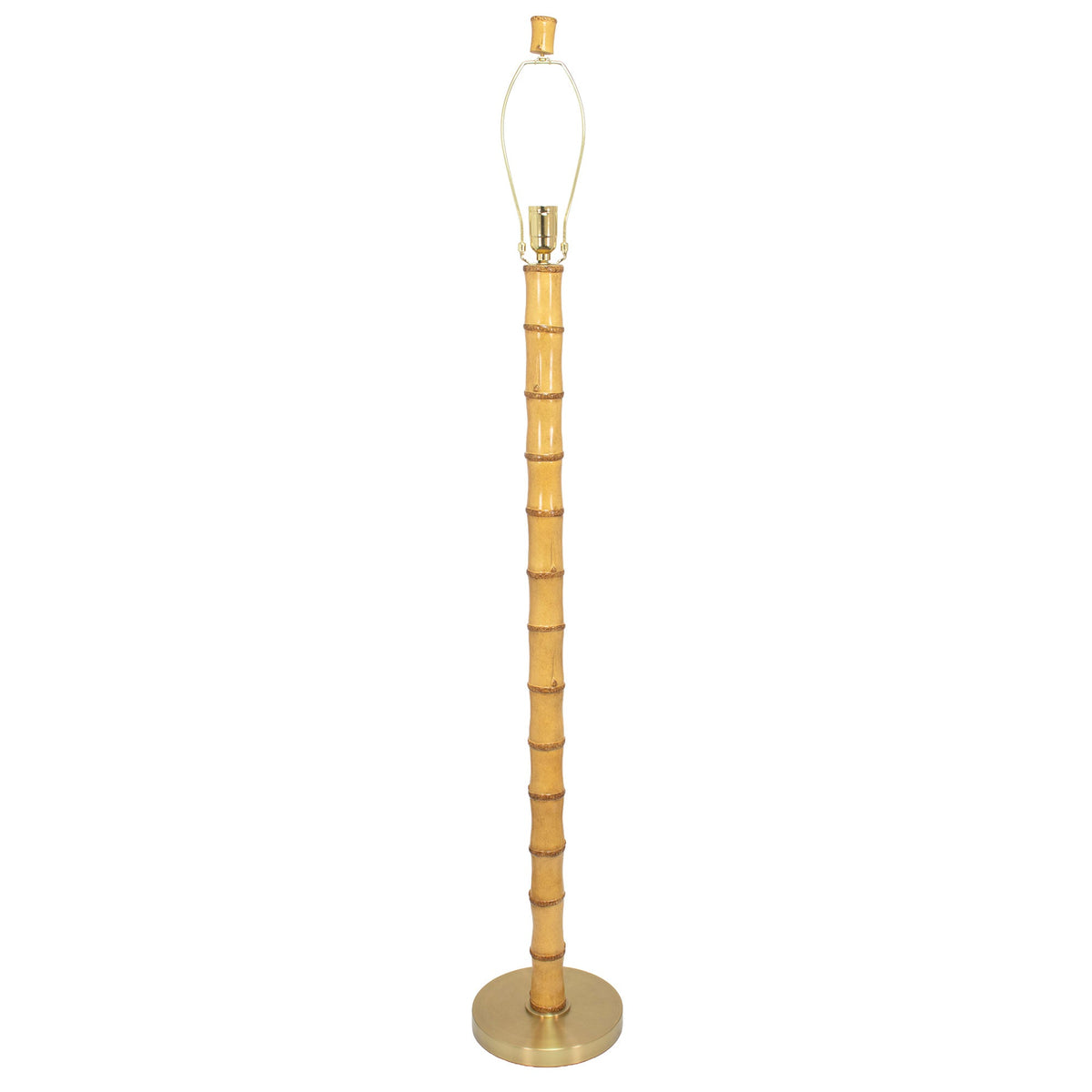 62' Bambusbodenlampe - Naturholz (Base, Harfe, Endgültig)
