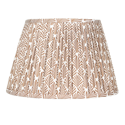 10.5x16x10.5'H Pleated Print Shade