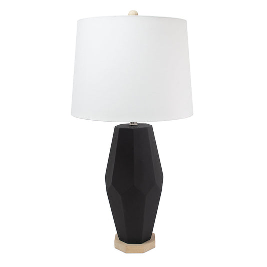 34'H Pacifica Tischlampe - Schwarz