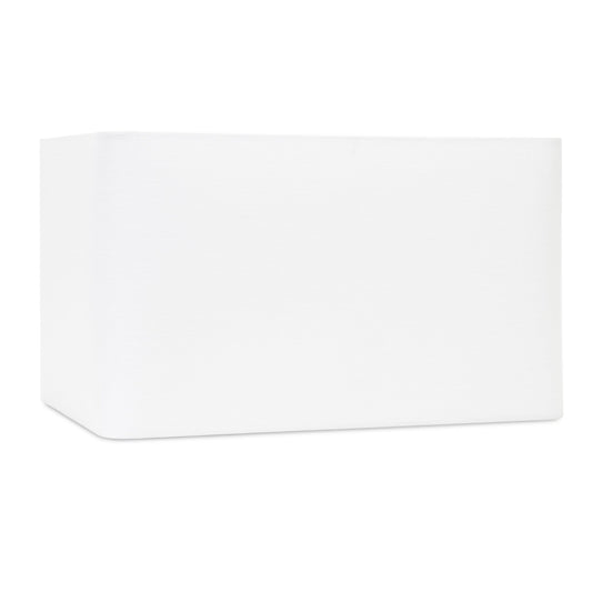 Weißer Rechteckschatten mit weißem Lining