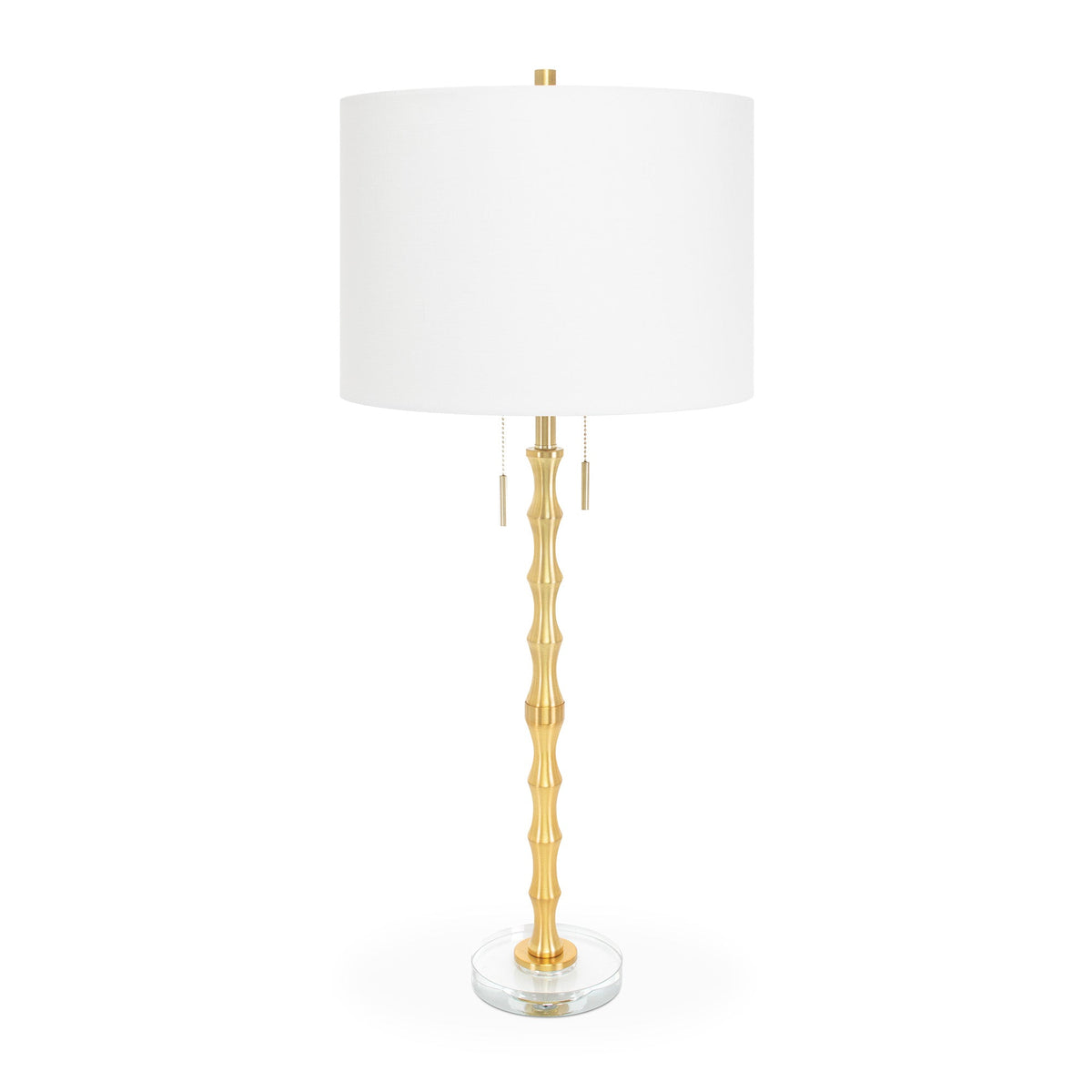 Messing-Bambus-Tischlampe