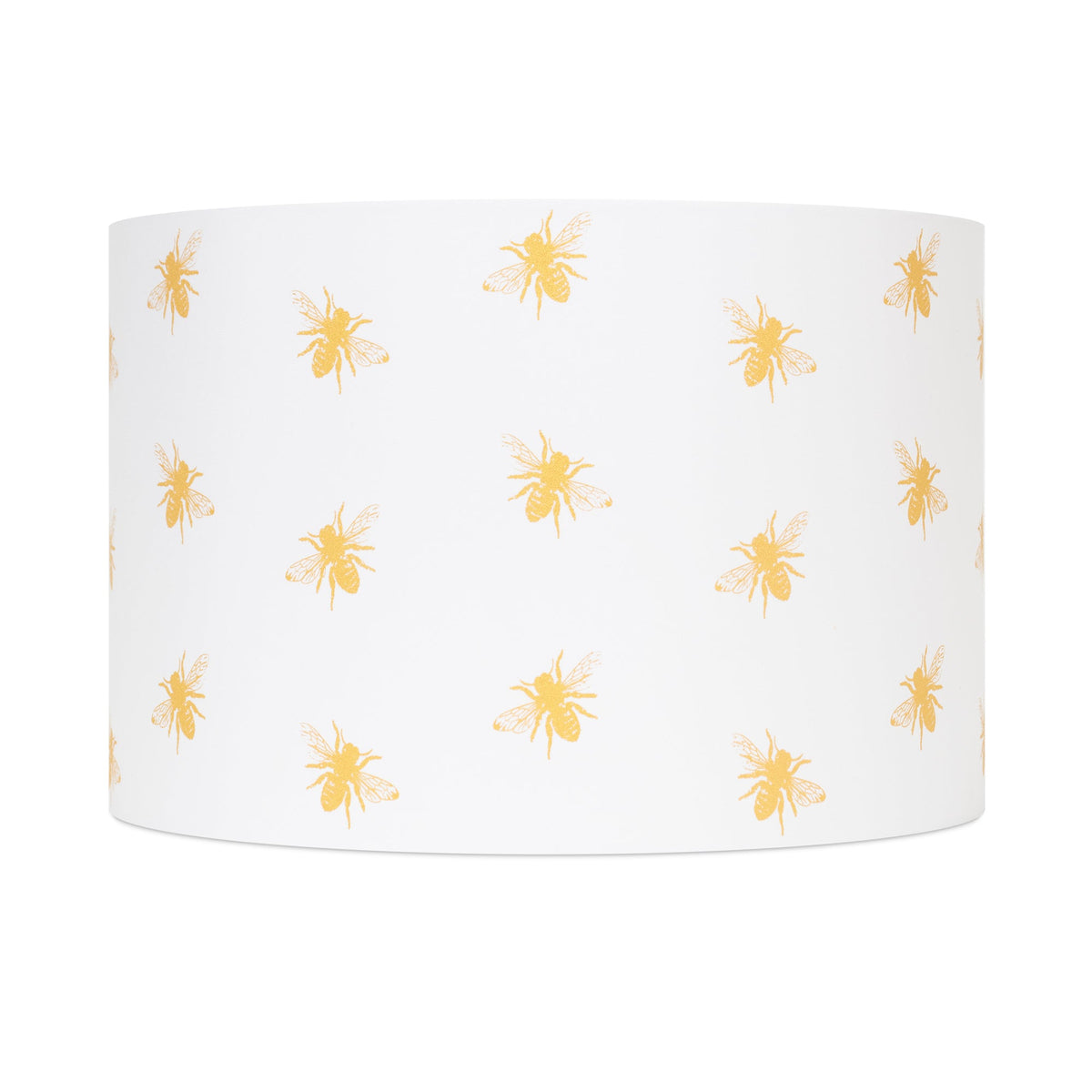 Weiße und Goldbiene Print Shade
