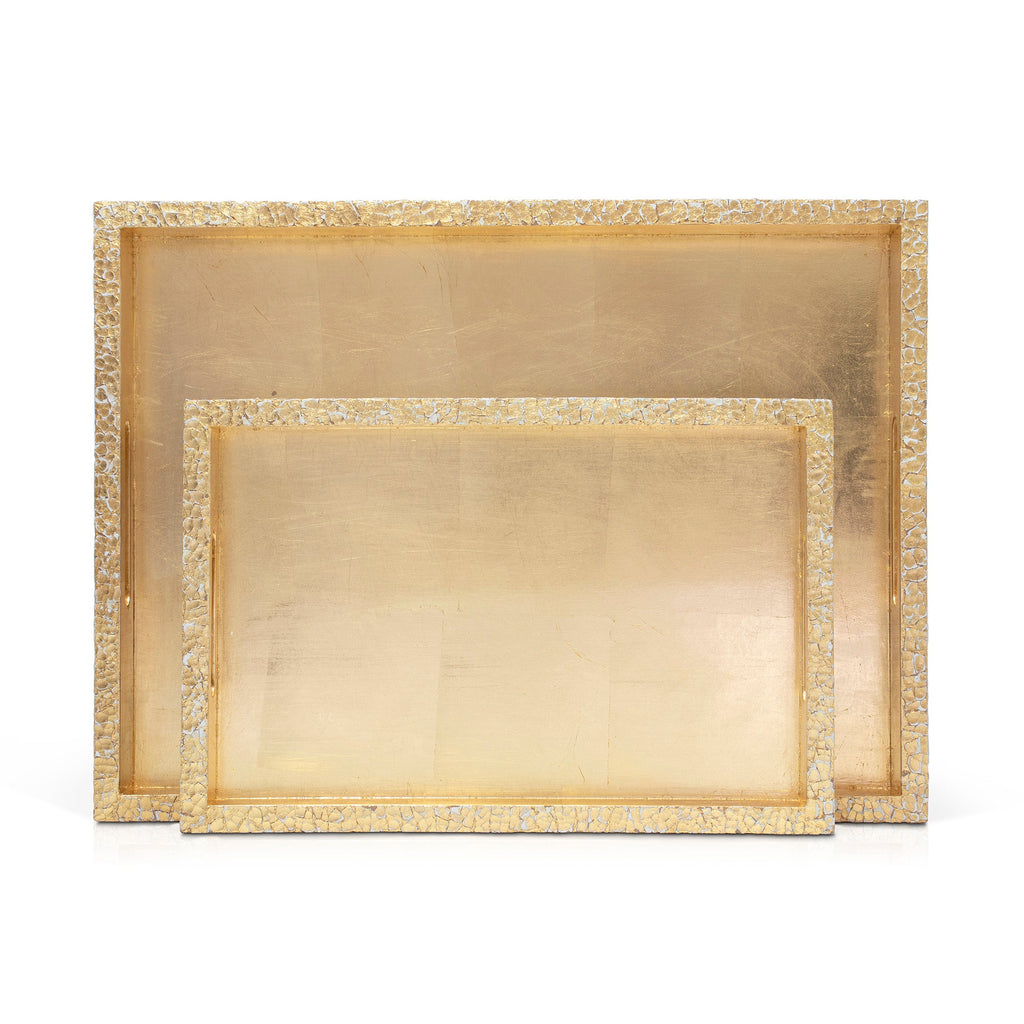 Rechteckige Trays (Set von 2)