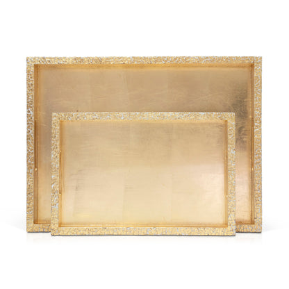 Rechteckige Trays (Set von 2)