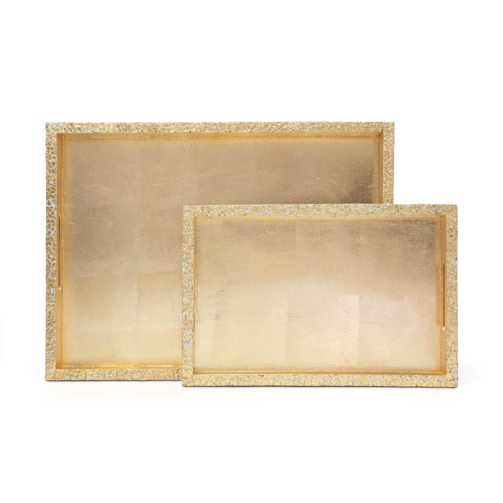 Rechteckige Trays (Set von 2)