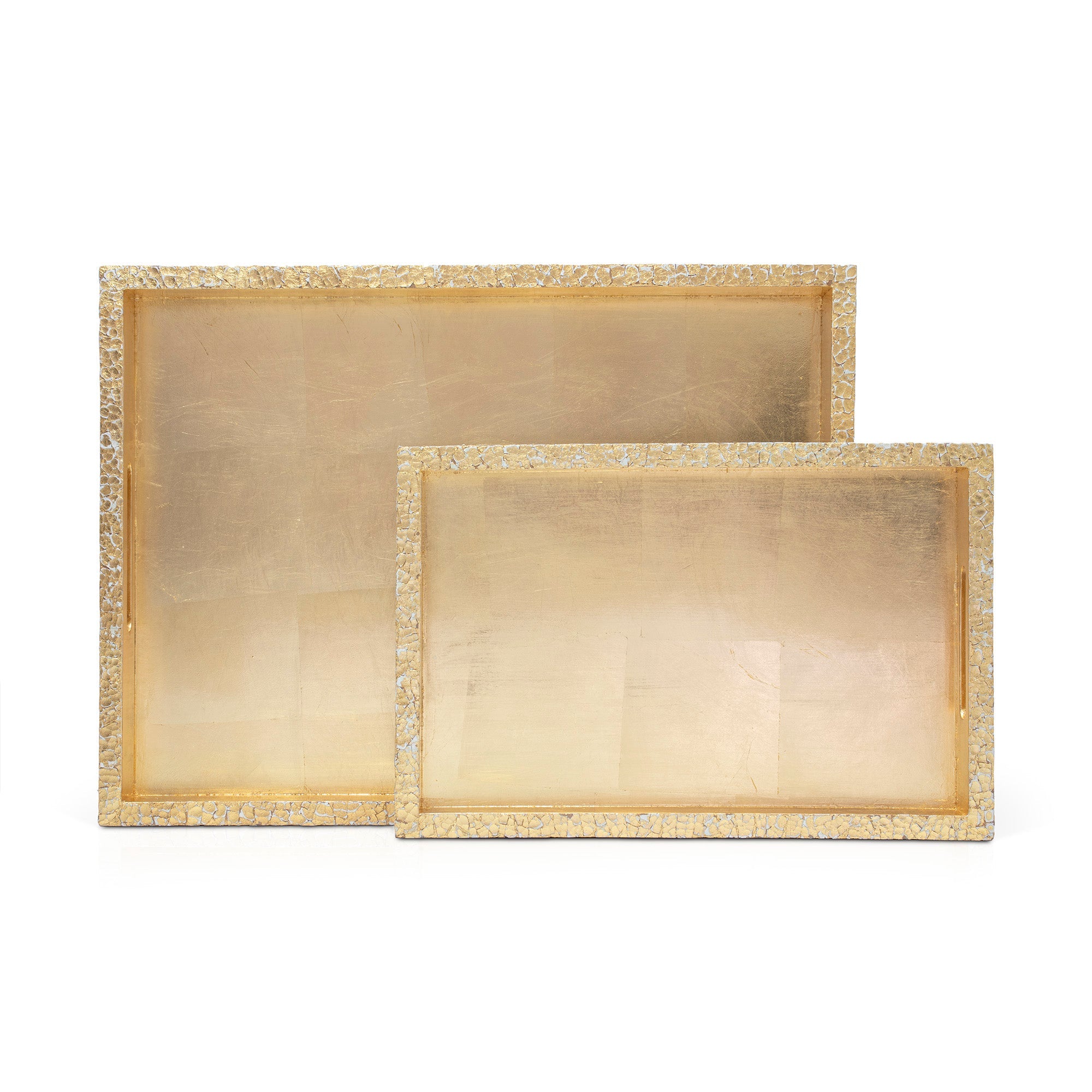 Rechteckige Trays (Set von 2)