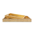 Rechteckige Trays (Set von 2)