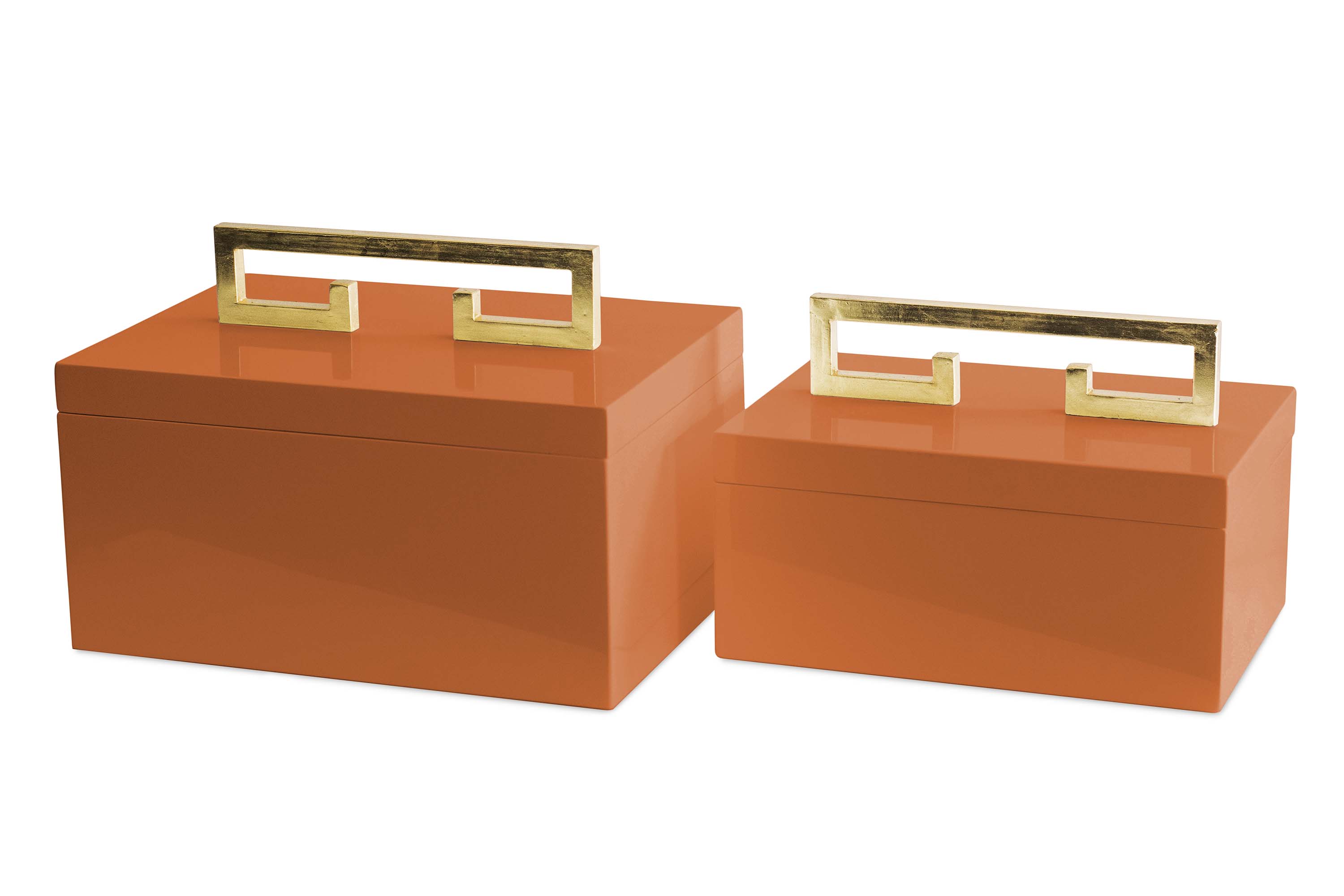 Avondale Boxes [Set of 2] Orange
