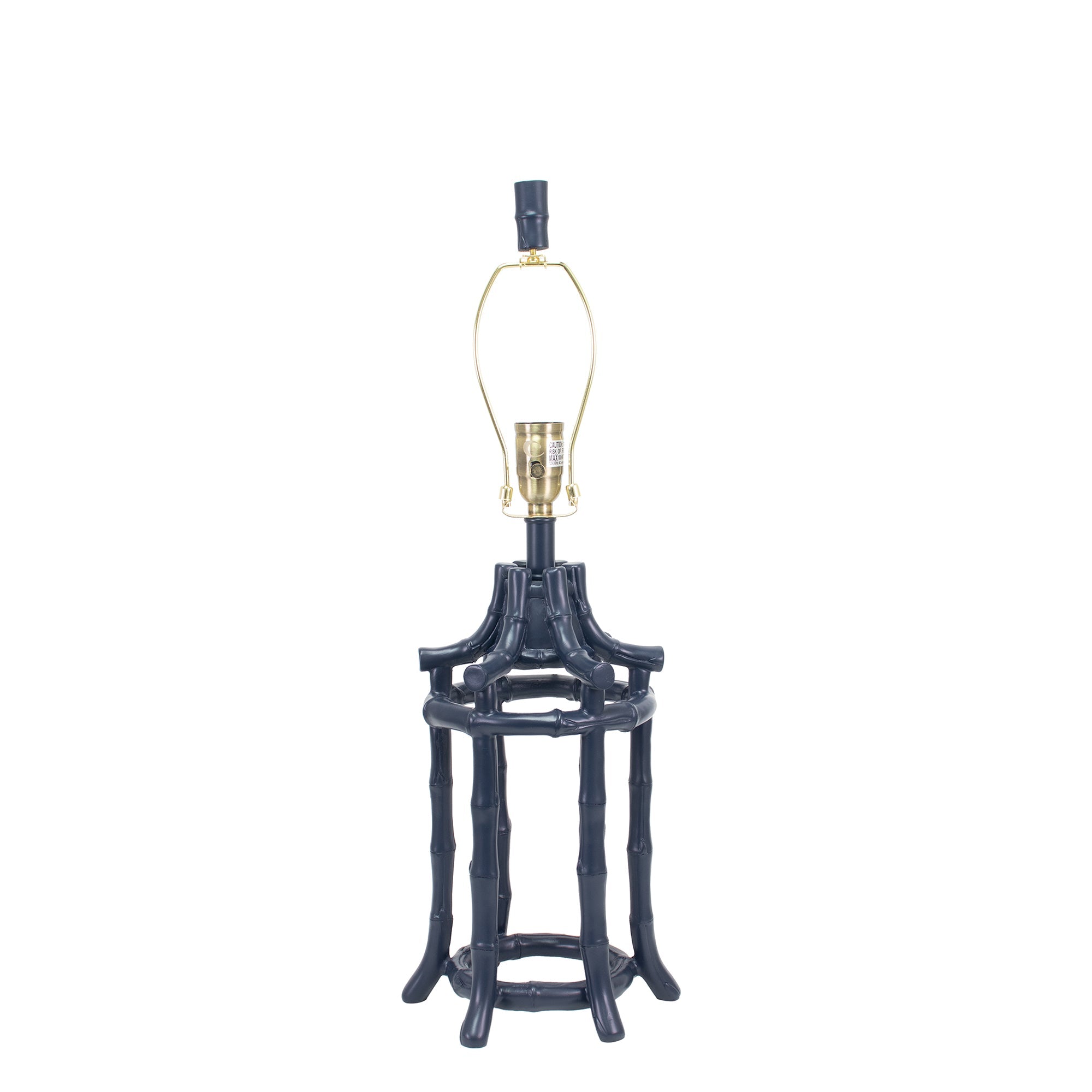 Bambus Tischlampe Base, Marine