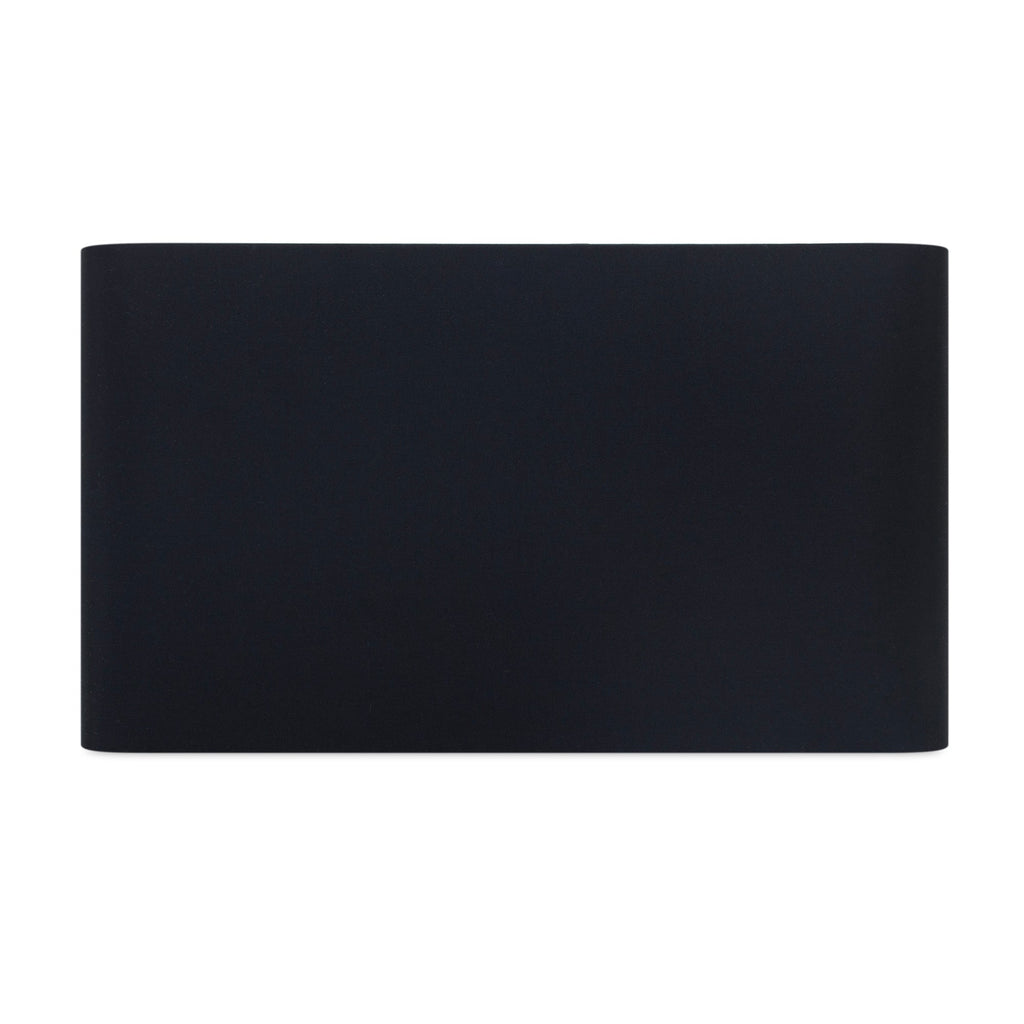 Schwarzer Rechteckschatten mit weißem Lining