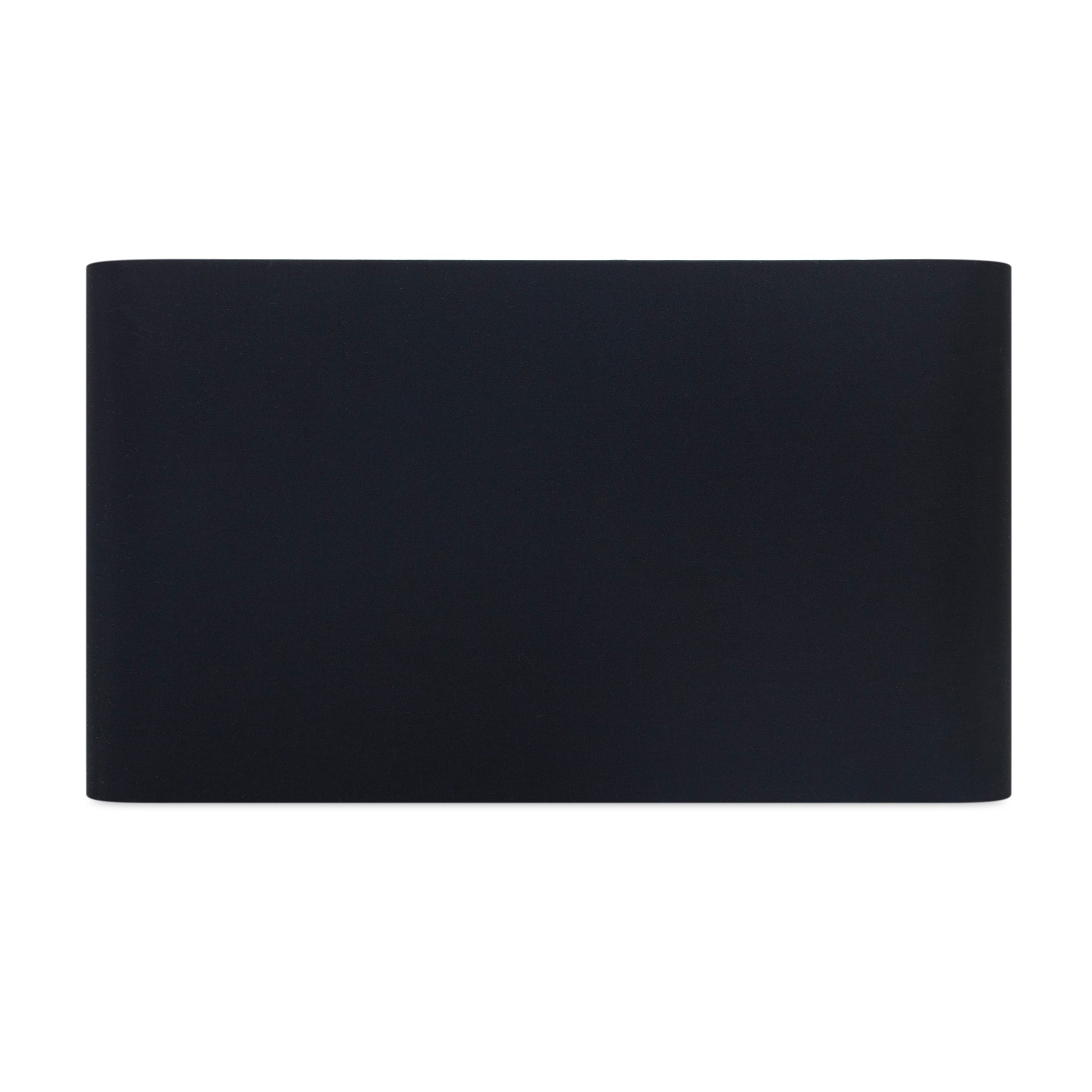 Schwarzer Rechteckschatten mit weißem Lining