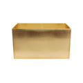 Rechteckige Goldfolie Lampenschatten 20/12 x 20/12 x 12'