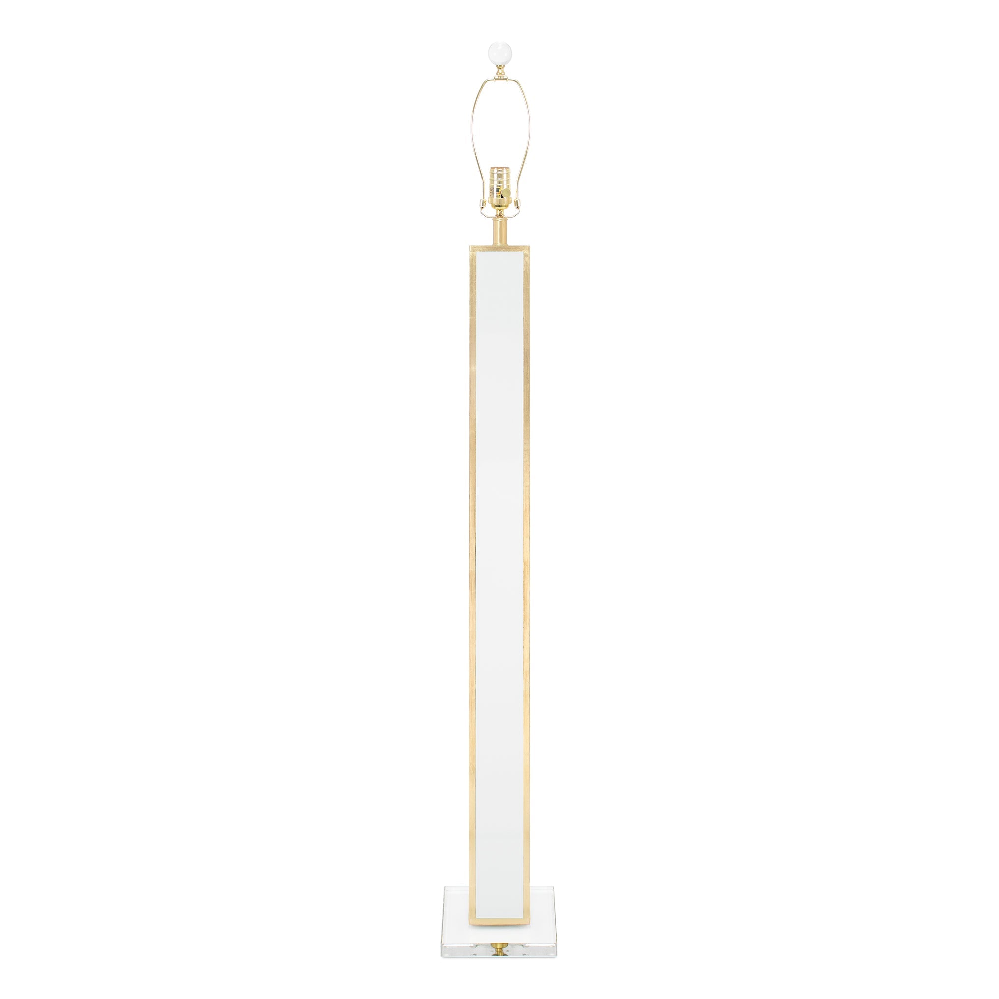 65' Blair Bodenlampe - Weiß und Gold