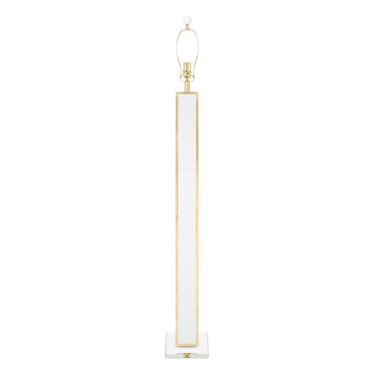 65' Blair Bodenlampe - Weiß und Gold