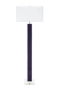 65' Blair Bodenlampe - Indigo und Silber
