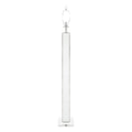 65' Blair Bodenlampe - Weiß und Silber