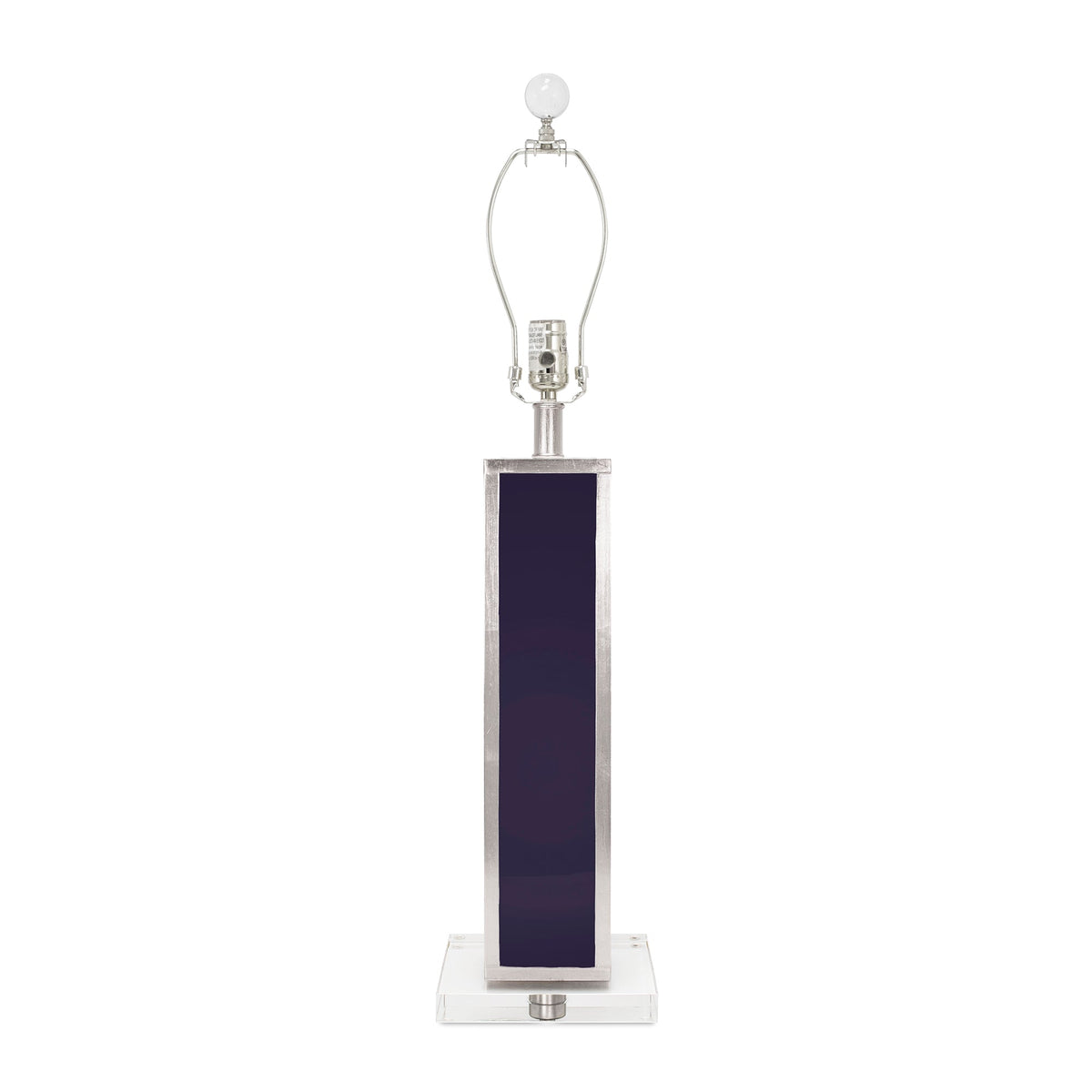 Blair Tischlampenbasis - Indigo & Silber