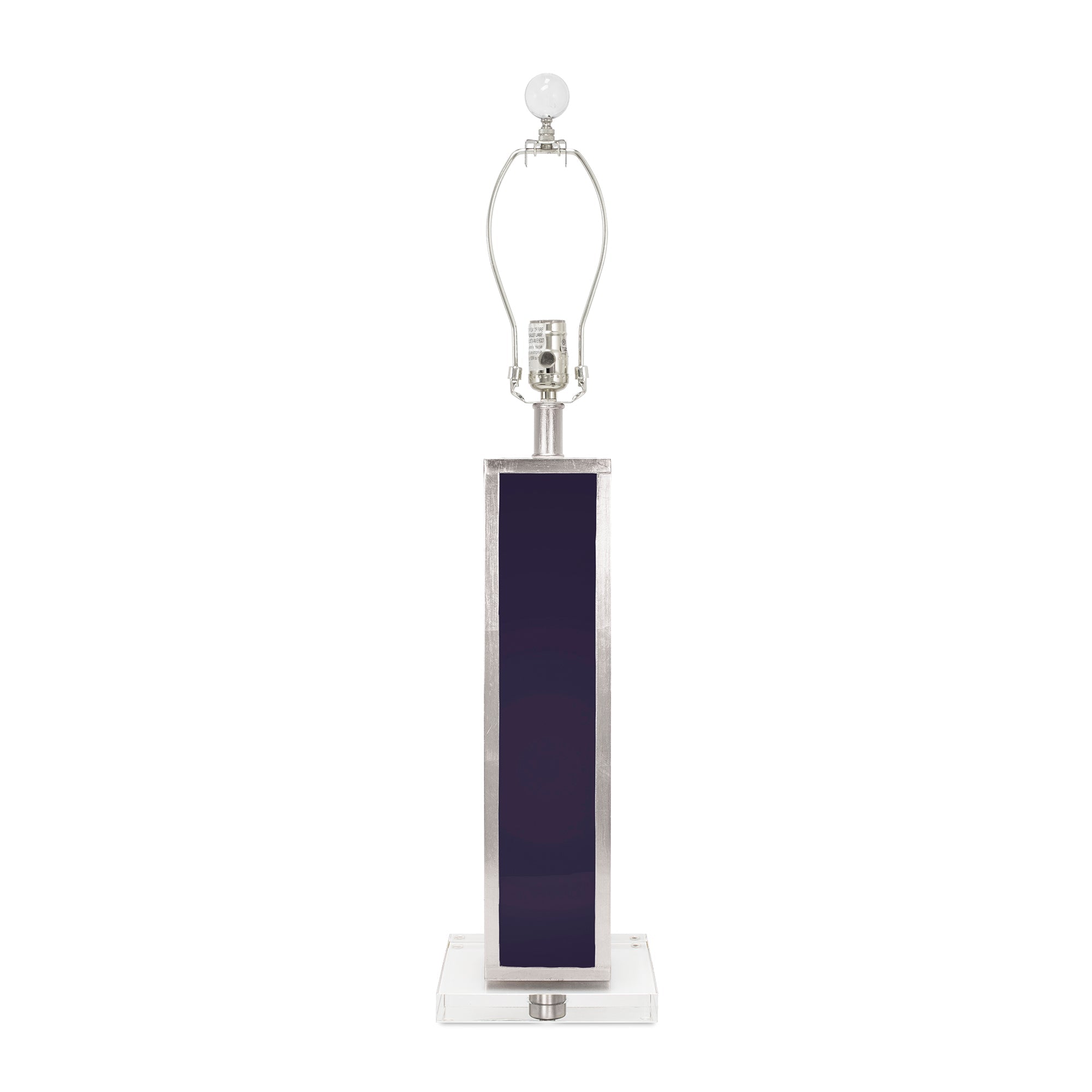 Blair Tischlampenbasis - Indigo & Silber