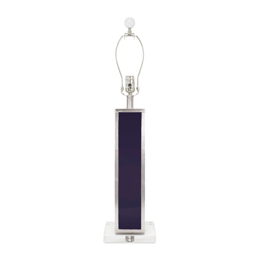 Blair Tischlampenbasis - Indigo & Silber