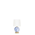 Blaue und weiße Kugel wiederaufladbare Lampe