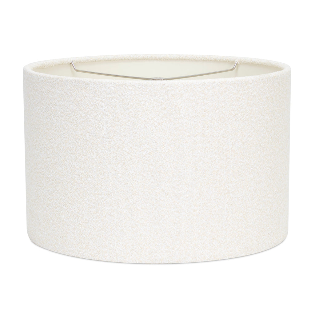 16x16x10'H Cream Boucle Lampenschatten