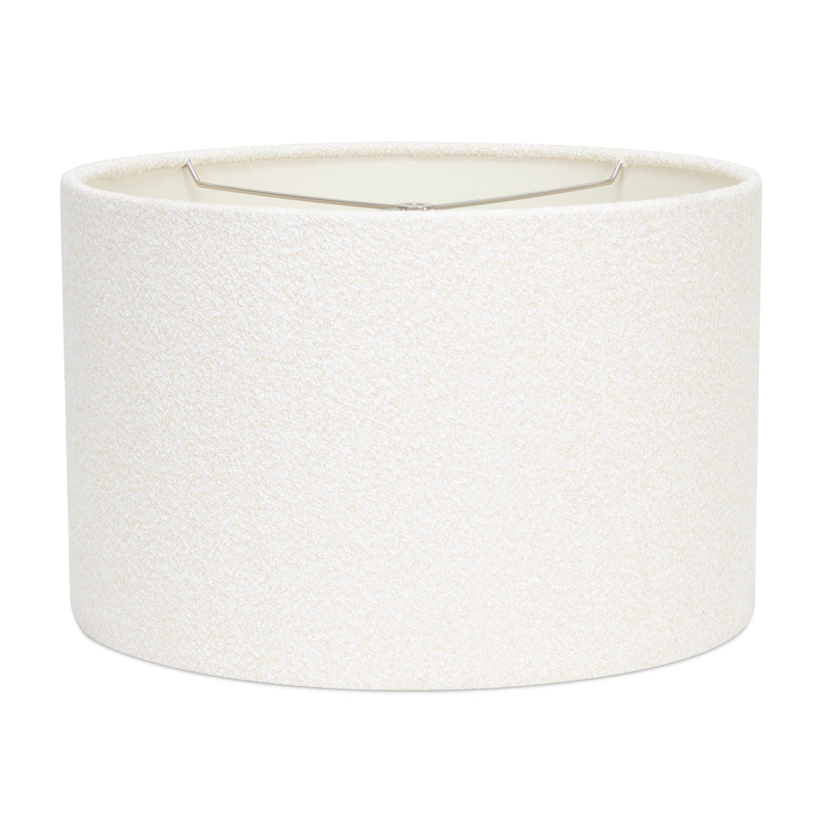16x16x10'H Cream Boucle Lampenschatten