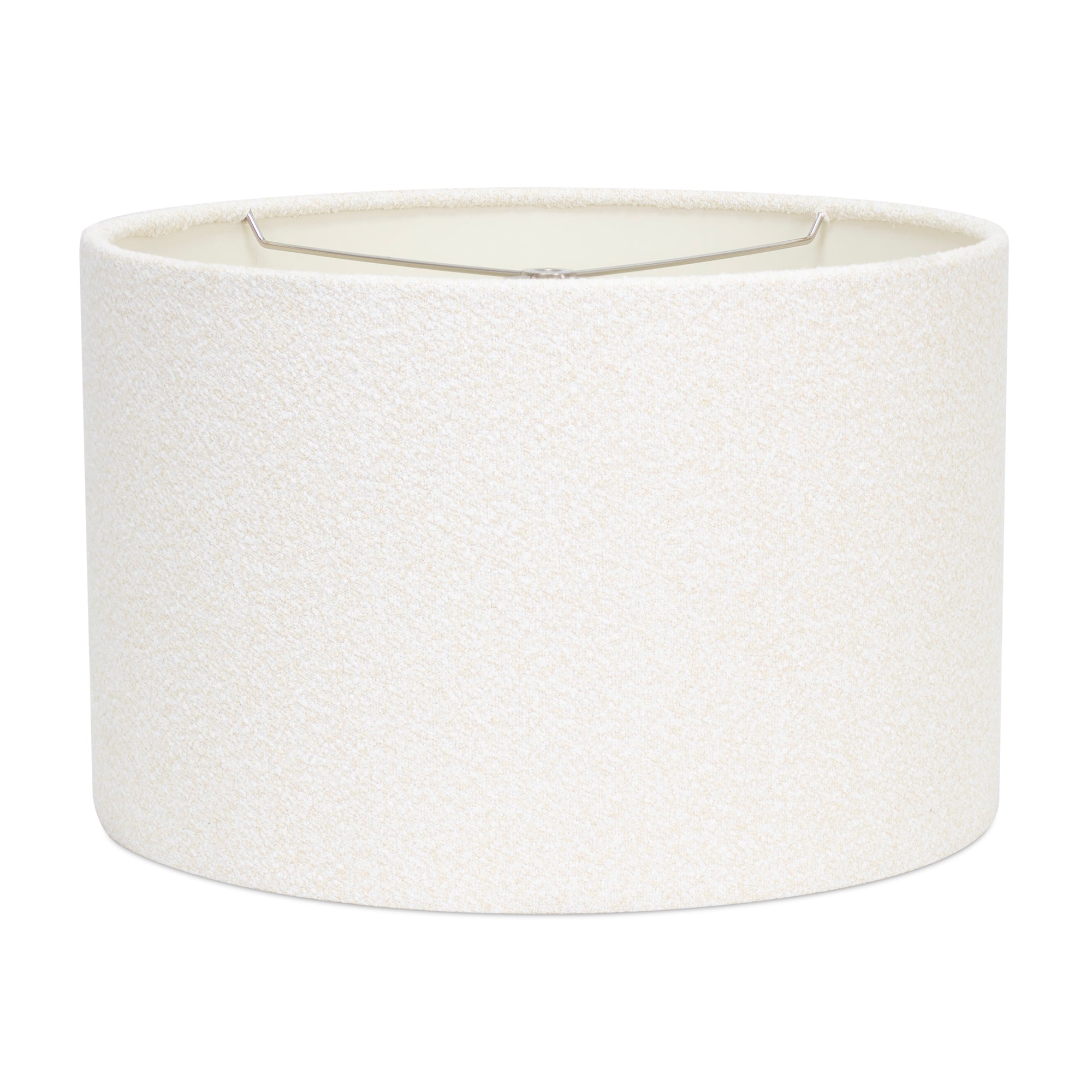 16x16x10'H Cream Boucle Lampenschatten