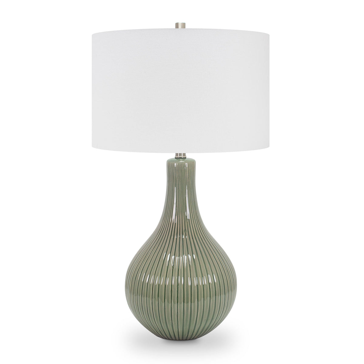 Celadon Liza Tischlampe mit 16x16x10 Farbton mit Diffusor