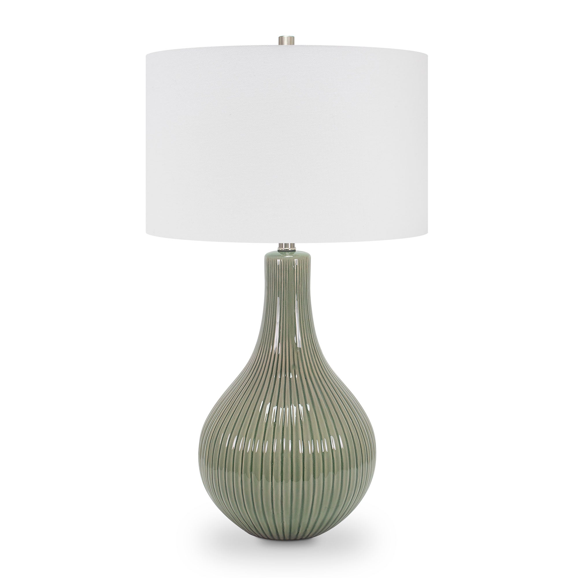 Celadon Liza Tischlampe mit 16x16x10 Farbton mit Diffusor