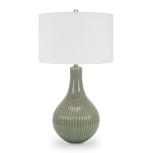 Celadon Liza Tischlampe mit 16x16x10 Farbton mit Diffusor