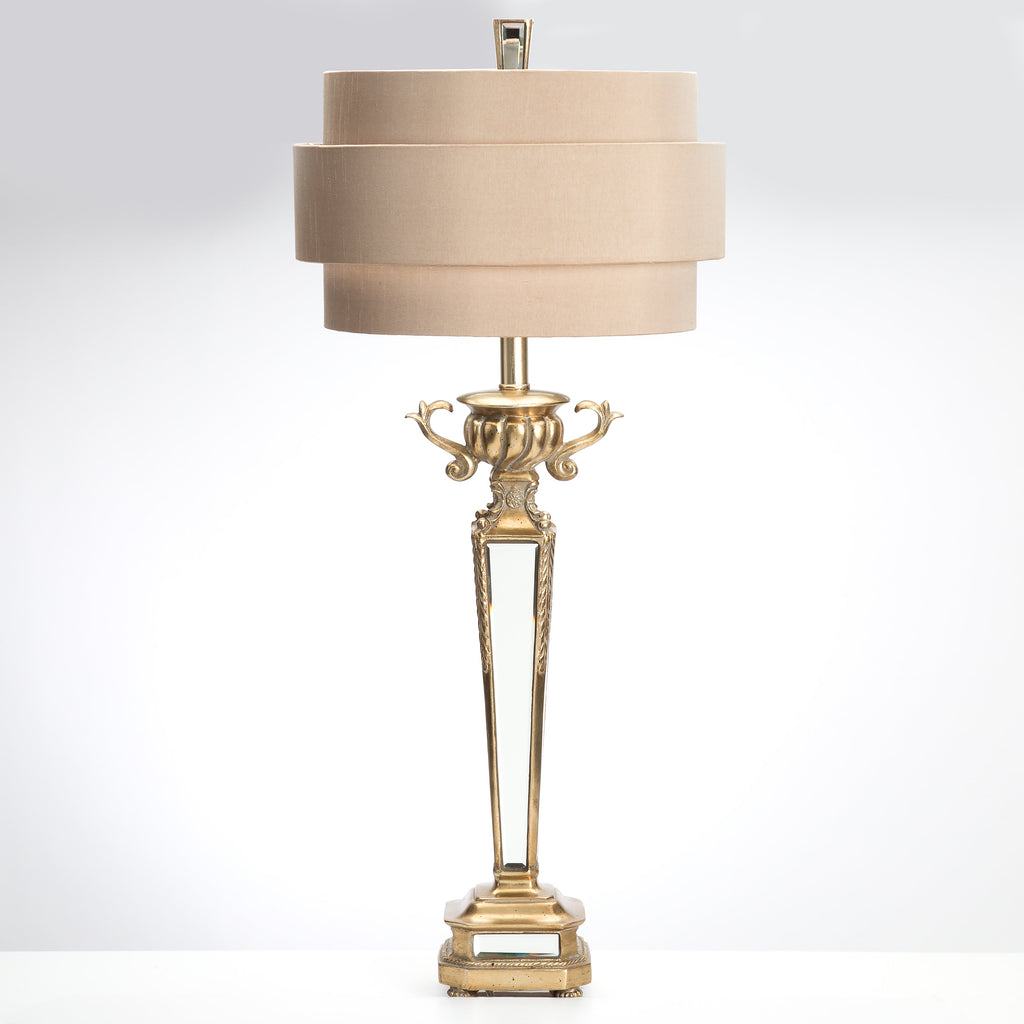 33'H Deco Spiegeltischlampe