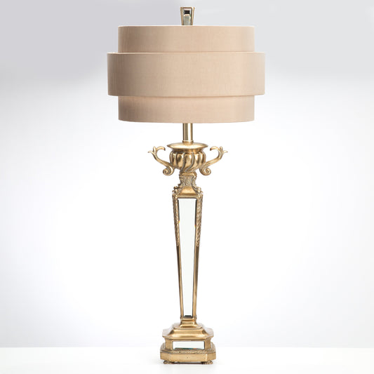 33'H Deco Spiegeltischlampe