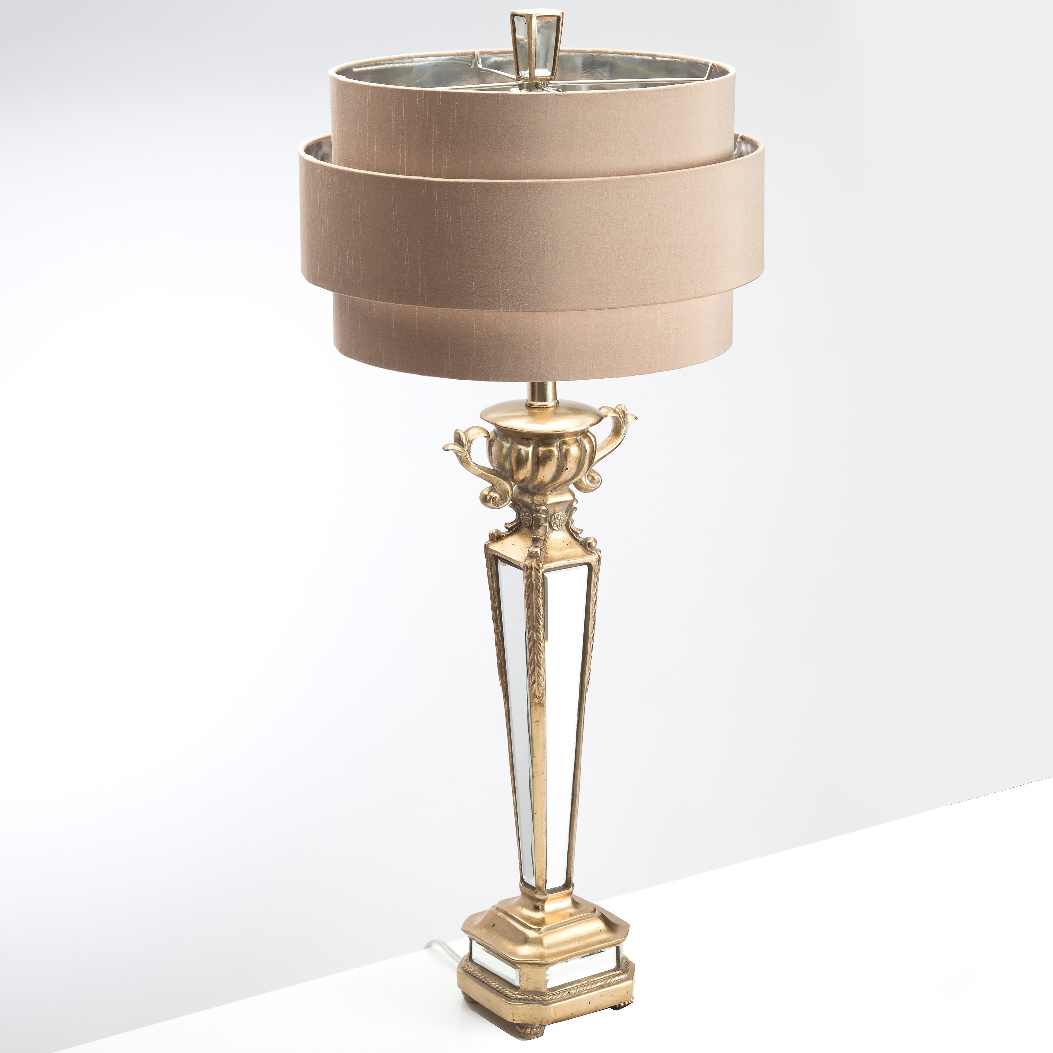 33'H Deco Spiegeltischlampe
