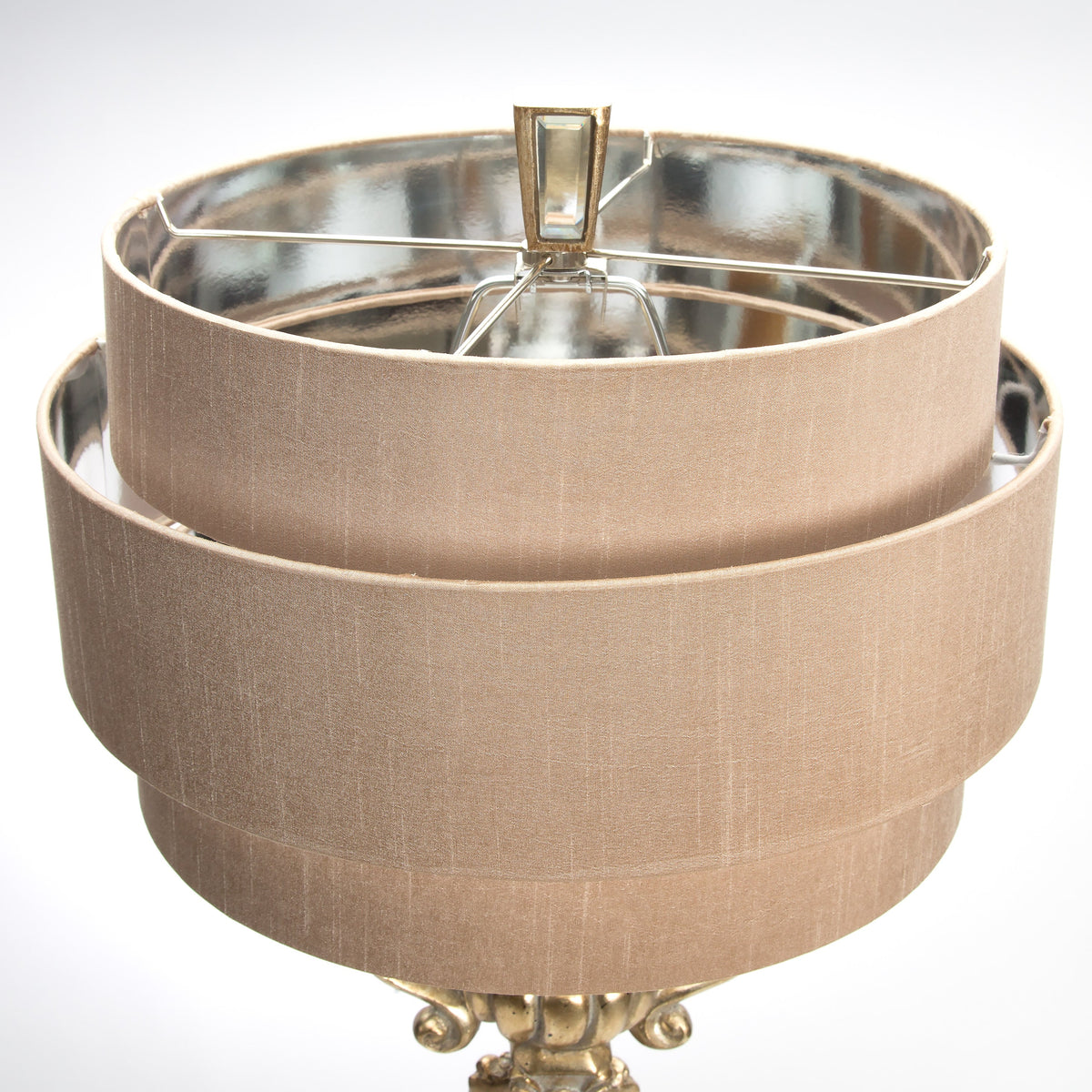 33'H Deco Spiegeltischlampe