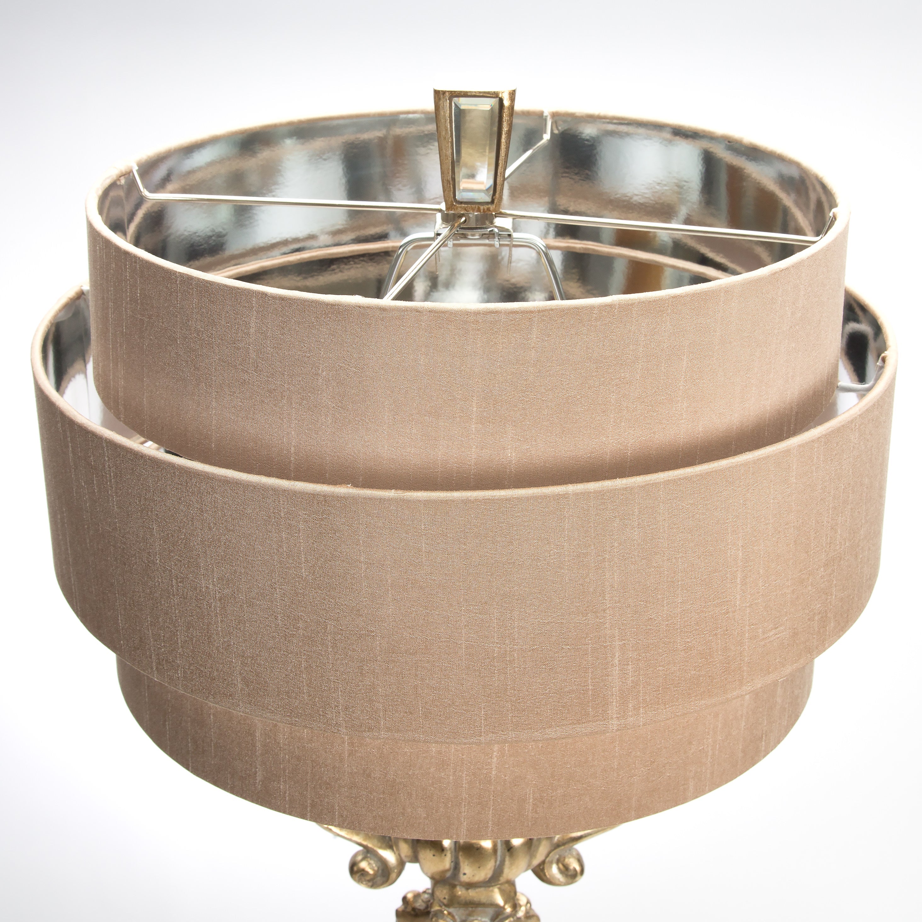 33'H Deco Spiegeltischlampe