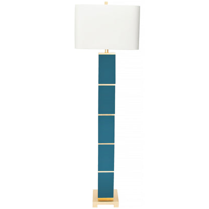 Pfauenbodenlampe