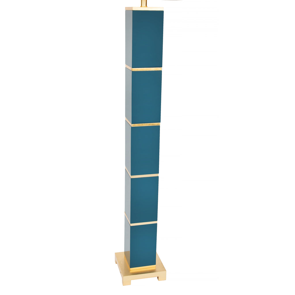 Pfauenbodenlampe