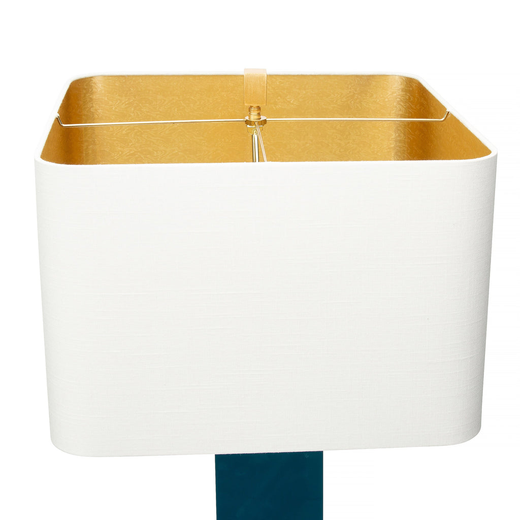 Pfauenbodenlampe