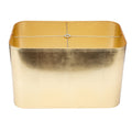 Rechteckige Goldfolie Lampenschatten 16/9 x 16/9 x 10'