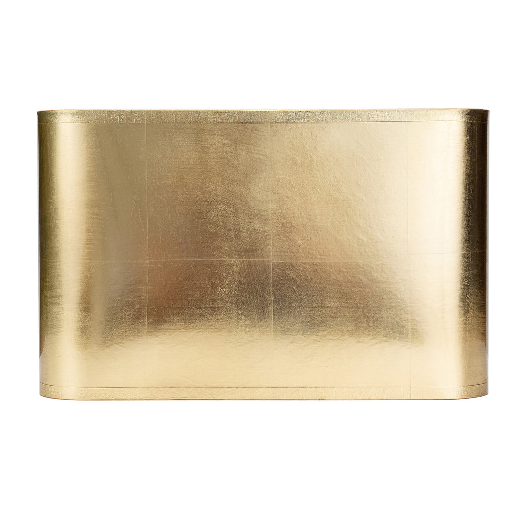Rechteckige Goldfolie Lampenschatten 16/9 x 16/9 x 10'