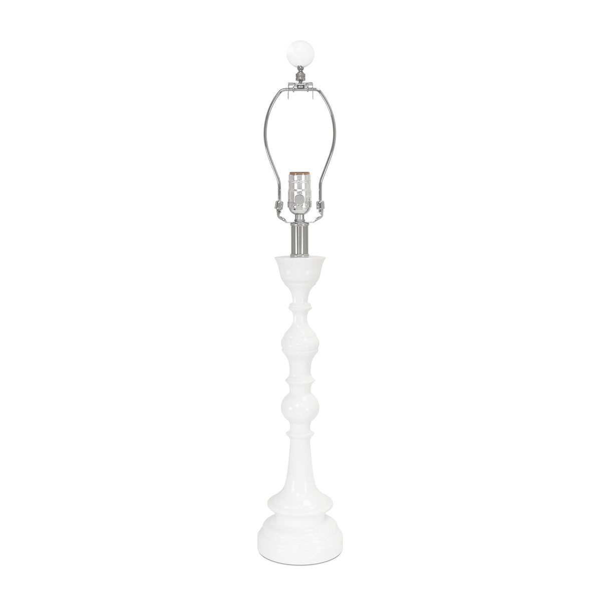 30' Glossy White Spindle (Base, Harp, Final)