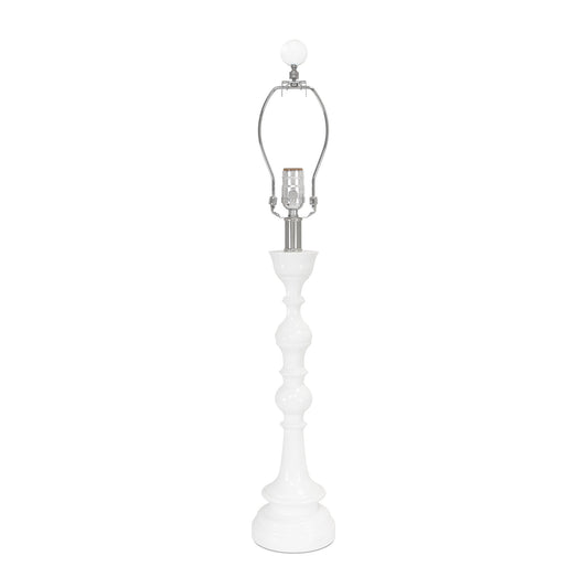 30' Glossy White Spindle (Base, Harp, Final)