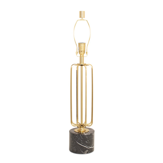 32' Pierce Tischlampe - Schwarzer Marmor (Base, Harp, Final)