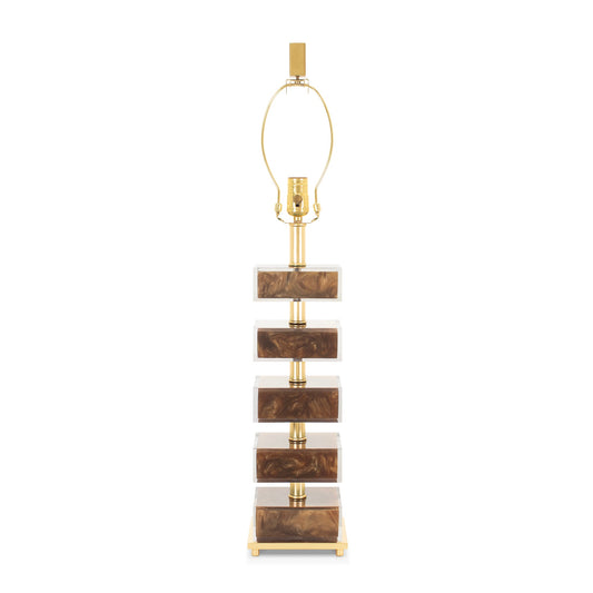 31' Lumiere Tischlampe - Braun (Base, Harp, Endgültig)