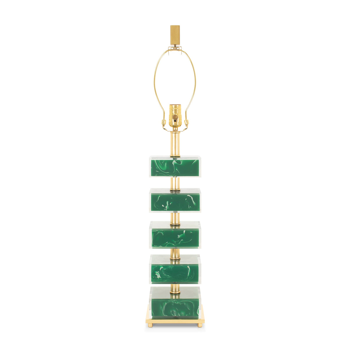 31' Lumiere Tischlampe - Grün (Base, Harp, Final)