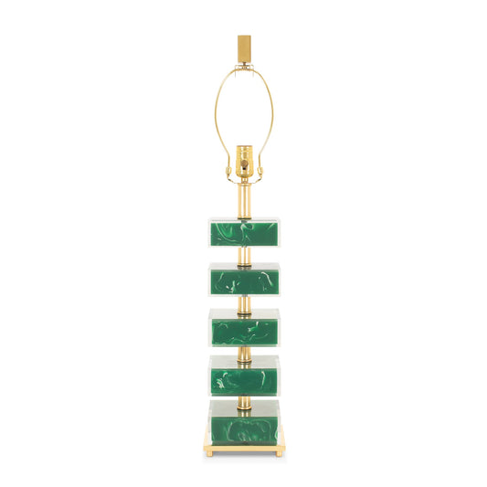 31' Lumiere Tischlampe - Grün (Base, Harp, Final)
