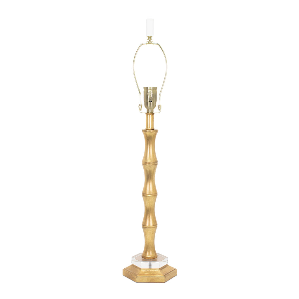 31' Moso Tischlampe - Gold