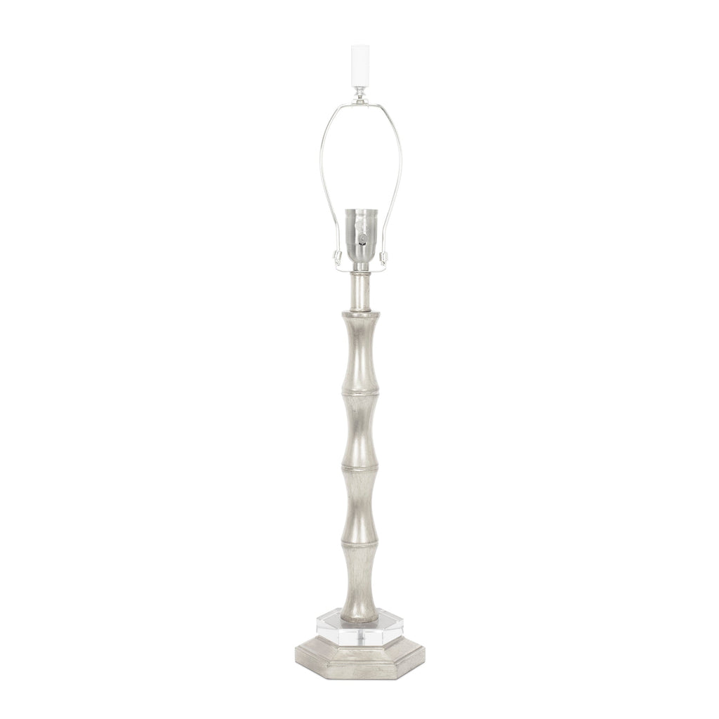 31' Moso Tischlampe - Silber