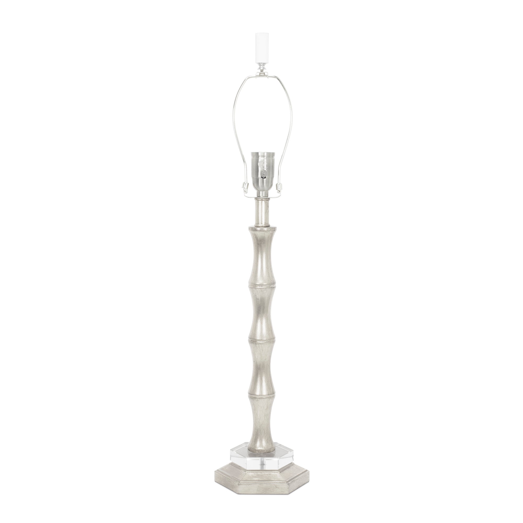 31' Moso Tischlampe - Silber