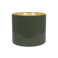 12'x10' Glossy Lacquer Shade - Dark Green w/Gold Lining
